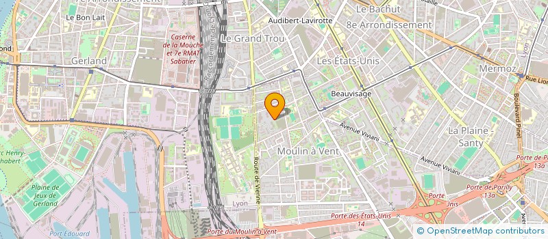 localisation de l'entreprise MADAME LAURA GRENIER  VENISSIEUX