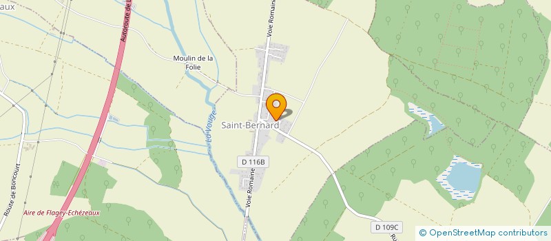 localisation de l'entreprise MADAME LAURA GRESSARD  SAINT-BERNARD