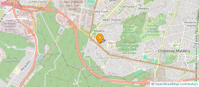 localisation de l'entreprise MADAME LAURA GROISEAU  CHATENAY-MALABRY