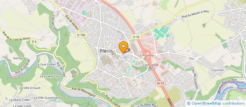localisation de l'entreprise MADAME LAURA GRONDEIN à PLERIN
