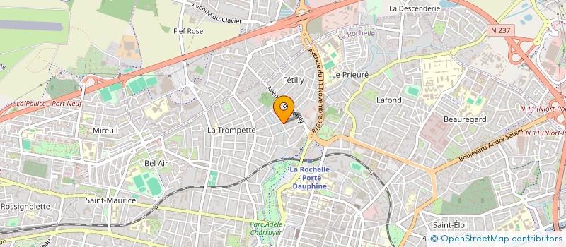 localisation de l'entreprise MADAME LAURA GUERDET  LA ROCHELLE