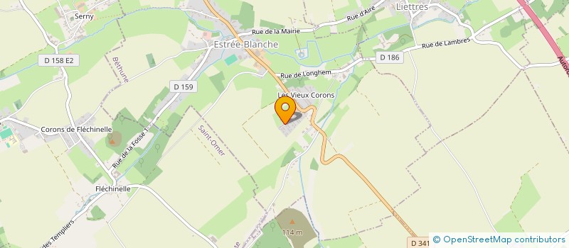 localisation de l'entreprise MADAME LAURA GUIDEZ  ESTREE-BLANCHE