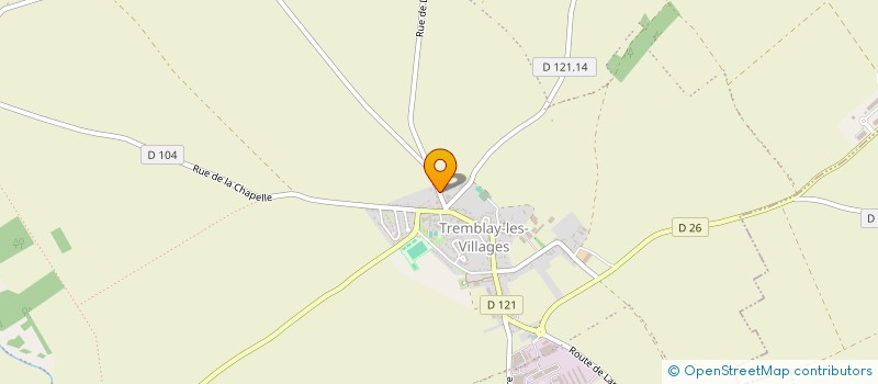localisation de l'entreprise MADAME LAURA GUILLE à TREMBLAY-LES-VILLAGES