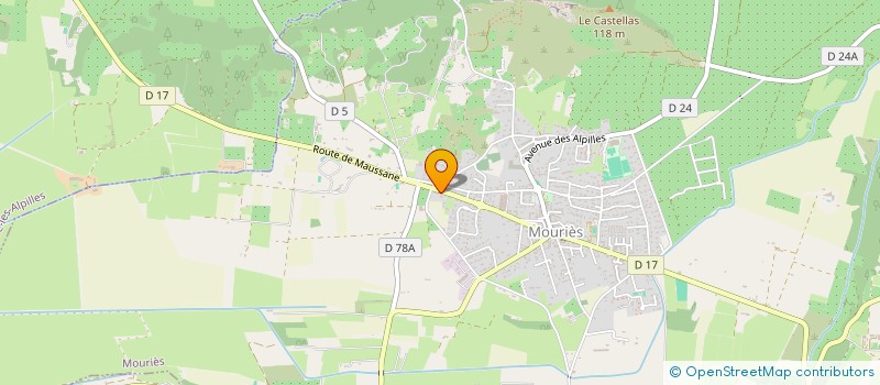 localisation de l'entreprise MADAME LAURA GUILLEMIN  MOURIES