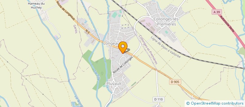 localisation de l'entreprise MADAME LAURA GUILLERMINET  LONGEAULT-PLUVAULT