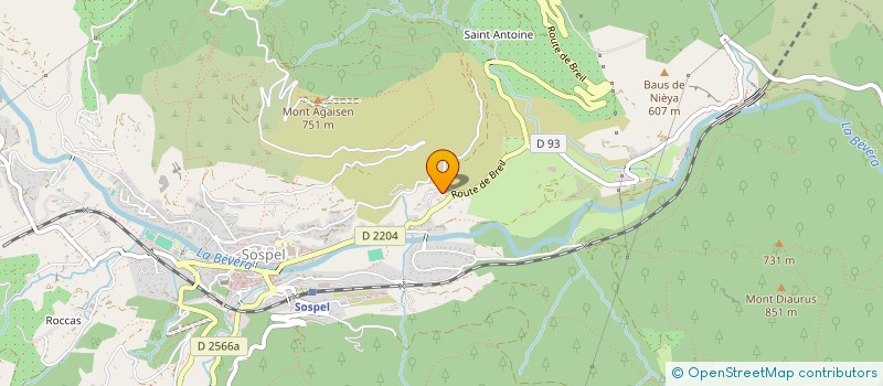 localisation de l'entreprise MADAME LAURA GUILLON  SOSPEL