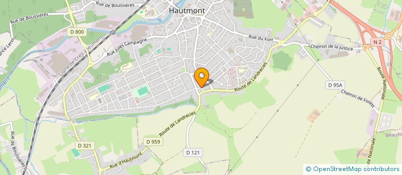 localisation de l'entreprise MADAME LAURA GUILLOT  HAUTMONT