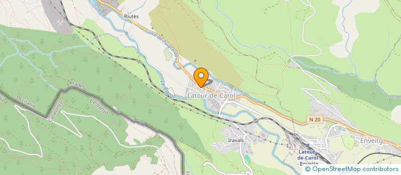 localisation de l'entreprise MADAME LAURA GUISSET  LATOUR-DE-CAROL