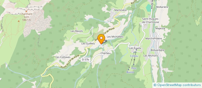 localisation de l'entreprise MADAME LAURA GUITTE  SAINT-PIERRE-DE-CHARTREUSE