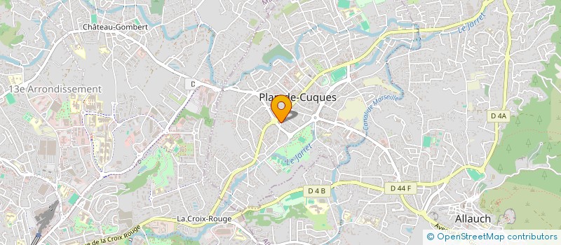 localisation de l'entreprise MADAME LAURA GUSTINELLI  PLAN-DE-CUQUES