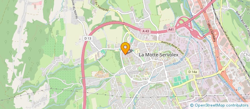 localisation de l'entreprise MADAME LAURA GUYETAND  LA MOTTE-SERVOLEX