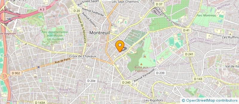 localisation de l'entreprise MADAME LAURA GYYRFI à MONTREUIL