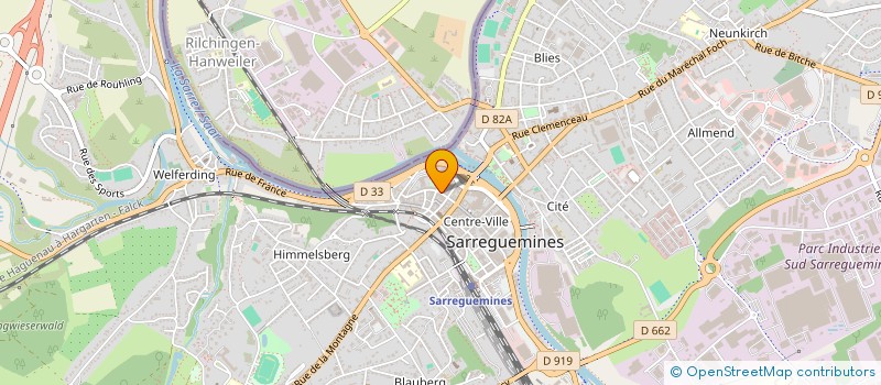 localisation de l'entreprise MADAME LAURA HALLINGER  SARREGUEMINES