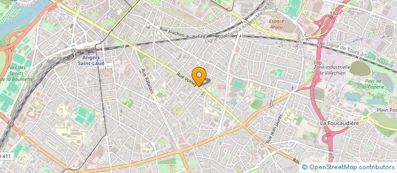 localisation de l'entreprise MADAME LAURA HAMEAU  ANGERS