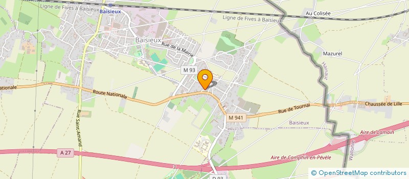 localisation de l'entreprise MADAME LAURA HANSCOTTE  BAISIEUX