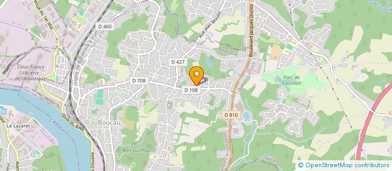 localisation de l'entreprise MADAME LAURA HARAMENDY  BOUCAU