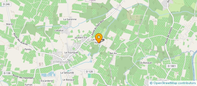 localisation de l'entreprise MADAME LAURA HARAN à VILLEGOUGE
