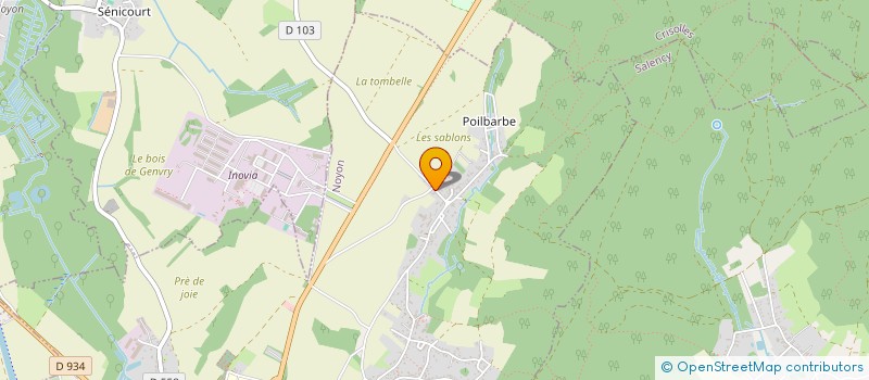 localisation de l'entreprise MADAME LAURA HARDY  NOYON