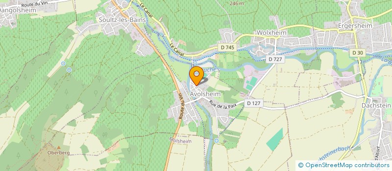 localisation de l'entreprise MADAME LAURA HAUSSER  AVOLSHEIM