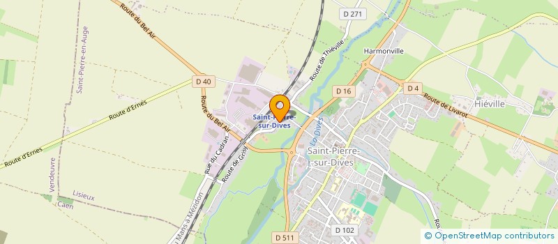 localisation de l'entreprise MADAME LAURA HEDUIN  SAINT-PIERRE-EN-AUGE