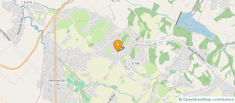 localisation de l'entreprise MADAME LAURA HEITZ  SERRES-CASTET