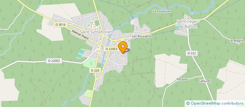 localisation de l'entreprise MADAME LAURA HENNION  SAINT-SYMPHORIEN