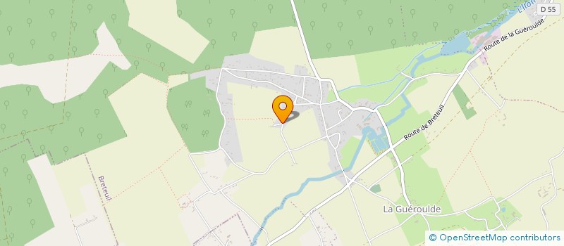 localisation de l'entreprise MADAME LAURA HENRI  BRETEUIL