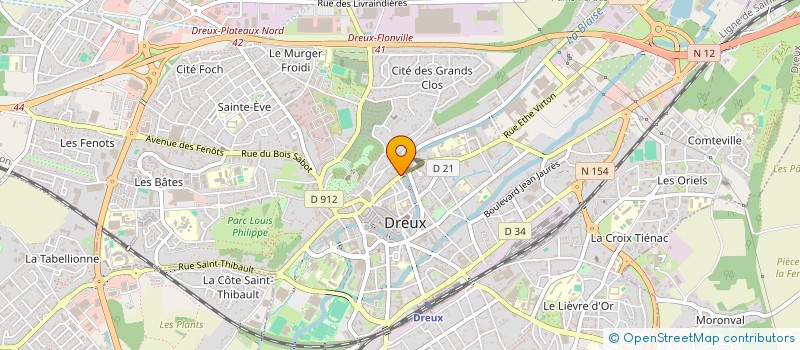 localisation de l'entreprise MADAME LAURA HERMES à DREUX