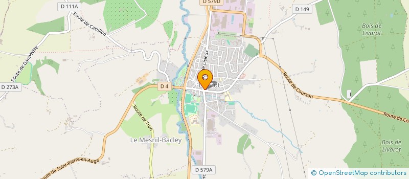 localisation de l'entreprise MADAME LAURA HERRIER  MEZIDON VALLEE D'AUGE