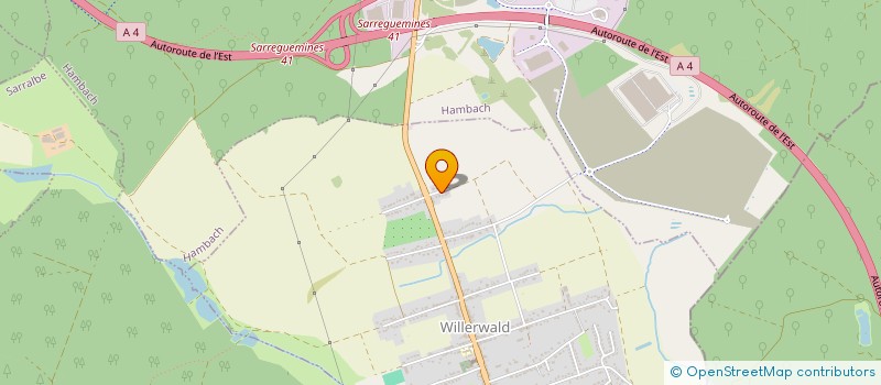 localisation de l'entreprise MADAME LAURA HERRMANN  WILLERWALD