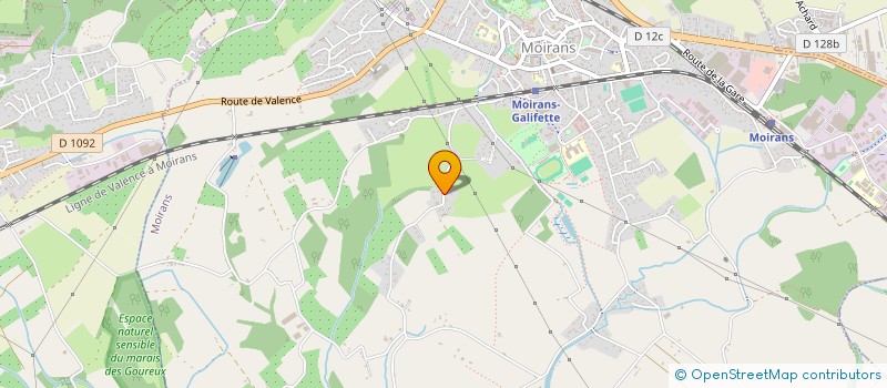 localisation de l'entreprise MADAME LAURA HERRY  MOIRANS