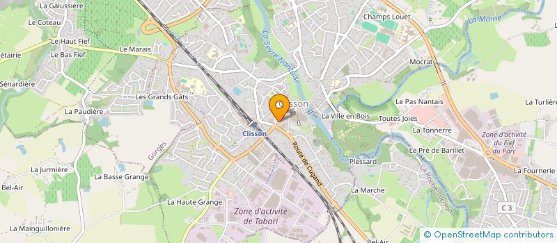 localisation de l'entreprise MADAME LAURA HIVERT  CLISSON