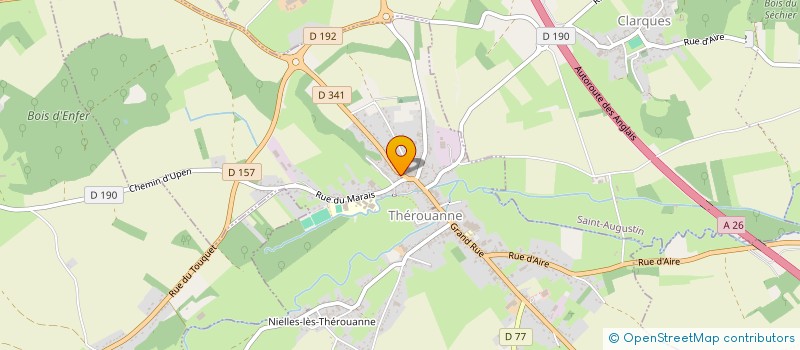 localisation de l'entreprise MADAME LAURA HONVAULT  SAINT-OMER