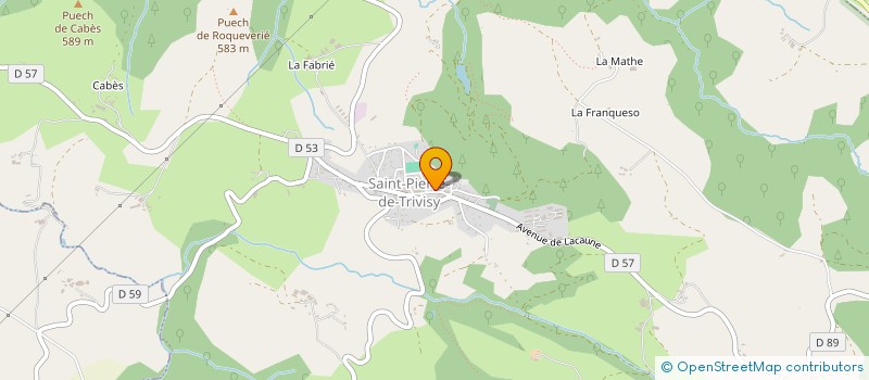localisation de l'entreprise MADAME LAURA HUC à SAINT-PIERRE-DE-TRIVISY