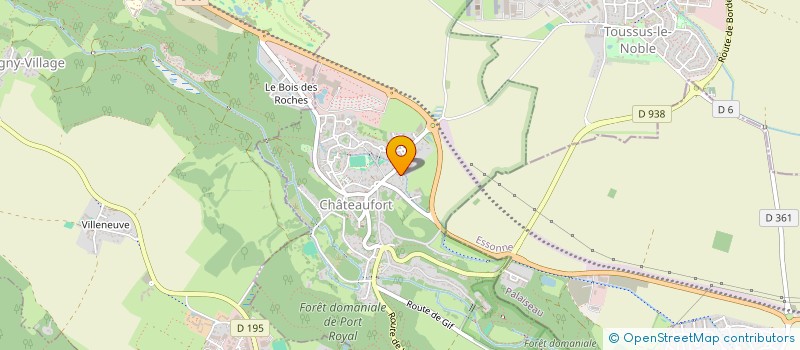 localisation de l'entreprise MADAME LAURA HUDSON  CHATEAUFORT