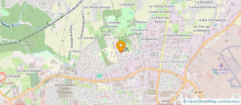 localisation de l'entreprise MADAME LAURA HUET  TOURS