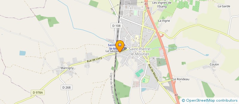 localisation de l'entreprise MADAME LAURA HUMBLOT  SAINT-PIERRE-LE-MOUTIER