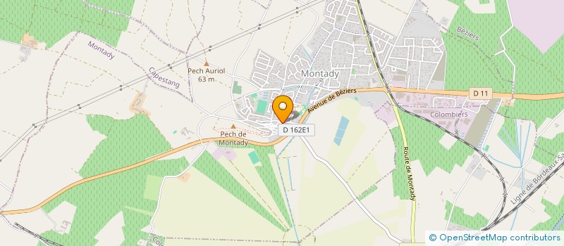 localisation de l'entreprise MADAME LAURA HUSSON  MONTADY