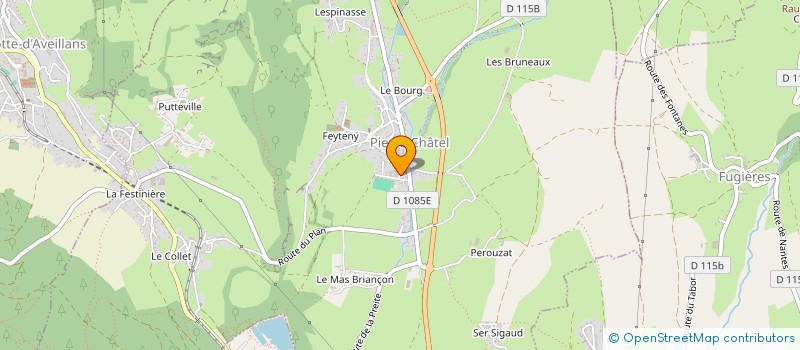 localisation de l'entreprise MADAME LAURA HUVELLE  PIERRE-CHATEL