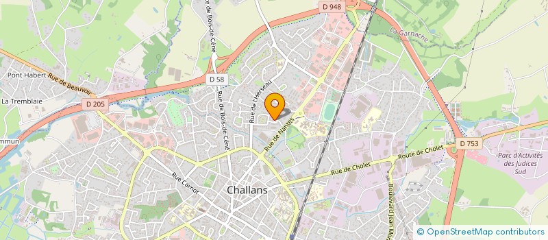 localisation de l'entreprise MADAME LAURA IMBAULT à CHALLANS