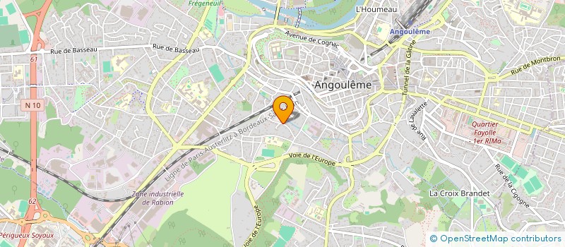 localisation de l'entreprise MADAME LAURA IORIO à ANGOULEME