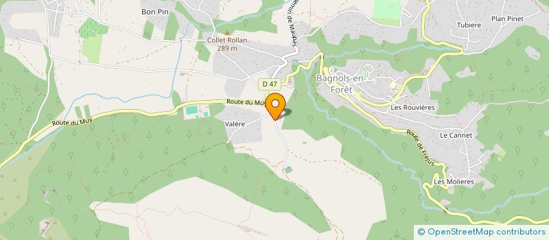 localisation de l'entreprise MADAME LAURA ISCHOFFEN  BAGNOLS-EN-FORET