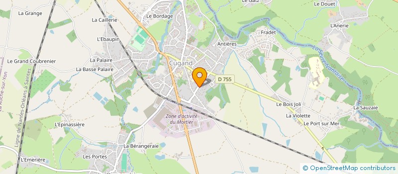 localisation de l'entreprise MADAME LAURA IVORRA ALONSO  CUGAND-LA-BERNARDIERE