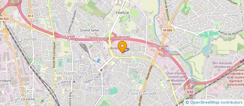 localisation de l'entreprise MADAME LAURA JACQUES DE MACEDO SANTOS  TOULOUSE