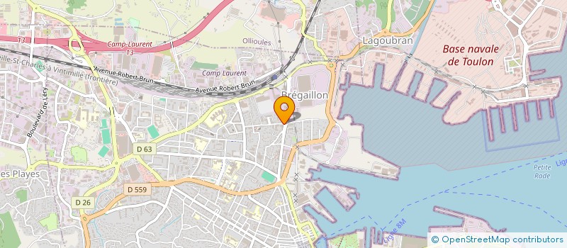 localisation de l'entreprise MADAME LAURA JAFFRE  TOULON