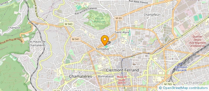 localisation de l'entreprise MADAME LAURA JALAGUIER  CLERMONT-FERRAND