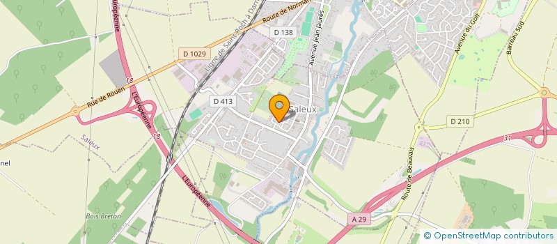 localisation de l'entreprise MADAME LAURA-JANE BARTHELEMY-LECOUTURIER  SALEUX