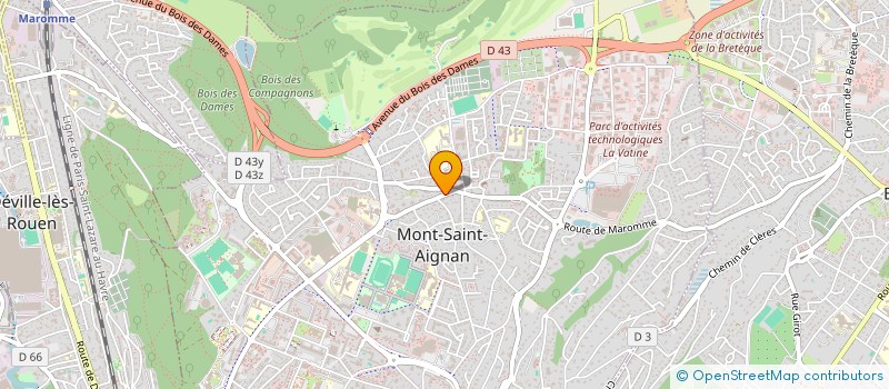 localisation de l'entreprise MADAME LAURA JANE FLORENCE VEYRES à MONT-SAINT-AIGNAN