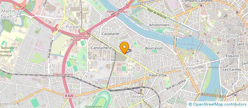 localisation de l'entreprise MADAME LAURA JANKOVIC  TOULOUSE