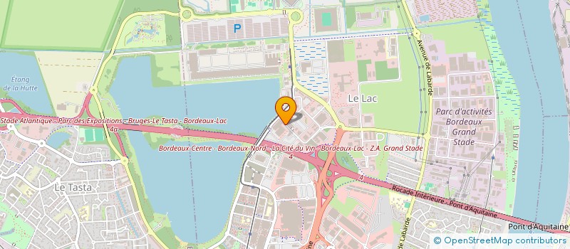 localisation de l'entreprise MADAME LAURA JAQUIER  BORDEAUX